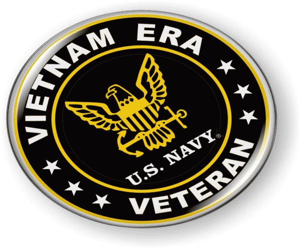 Vietnam ERA Veteran U.S. Navy 3D Emblem